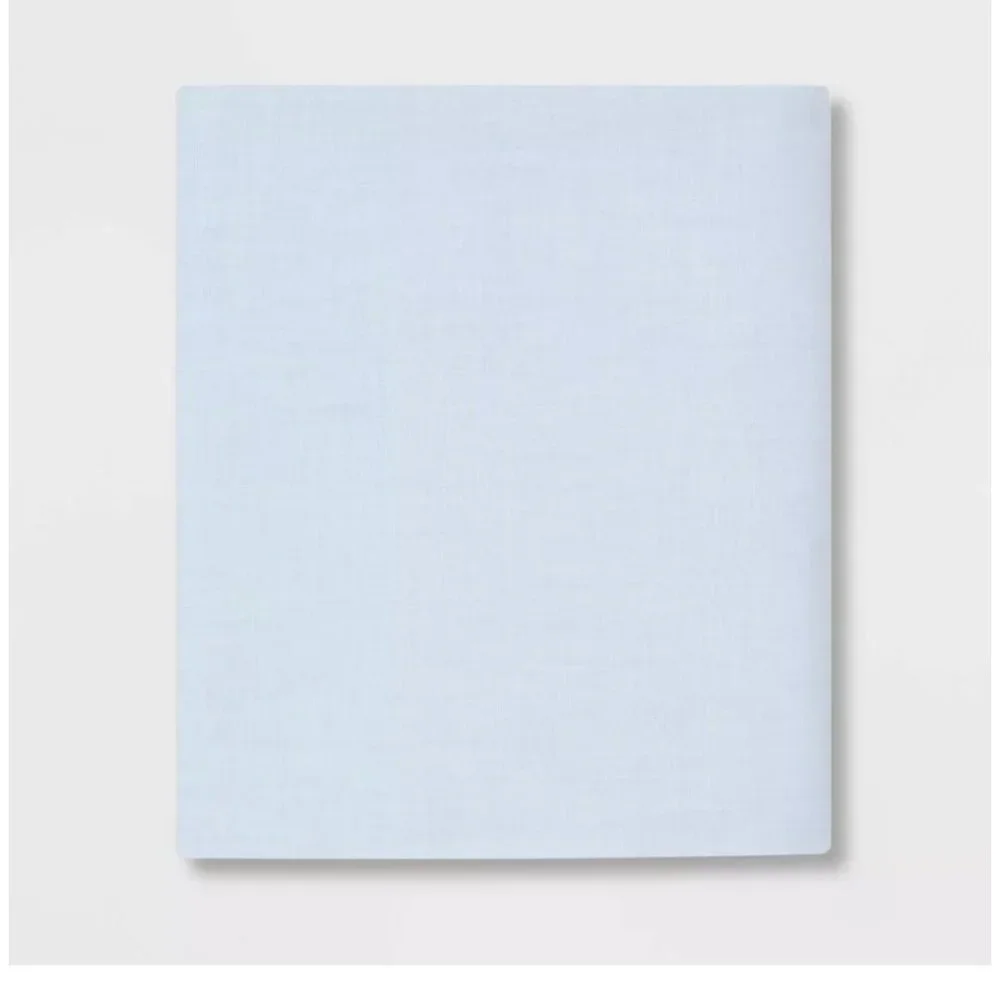 NWT Room Essentials Light Blue Full Flat Sheet